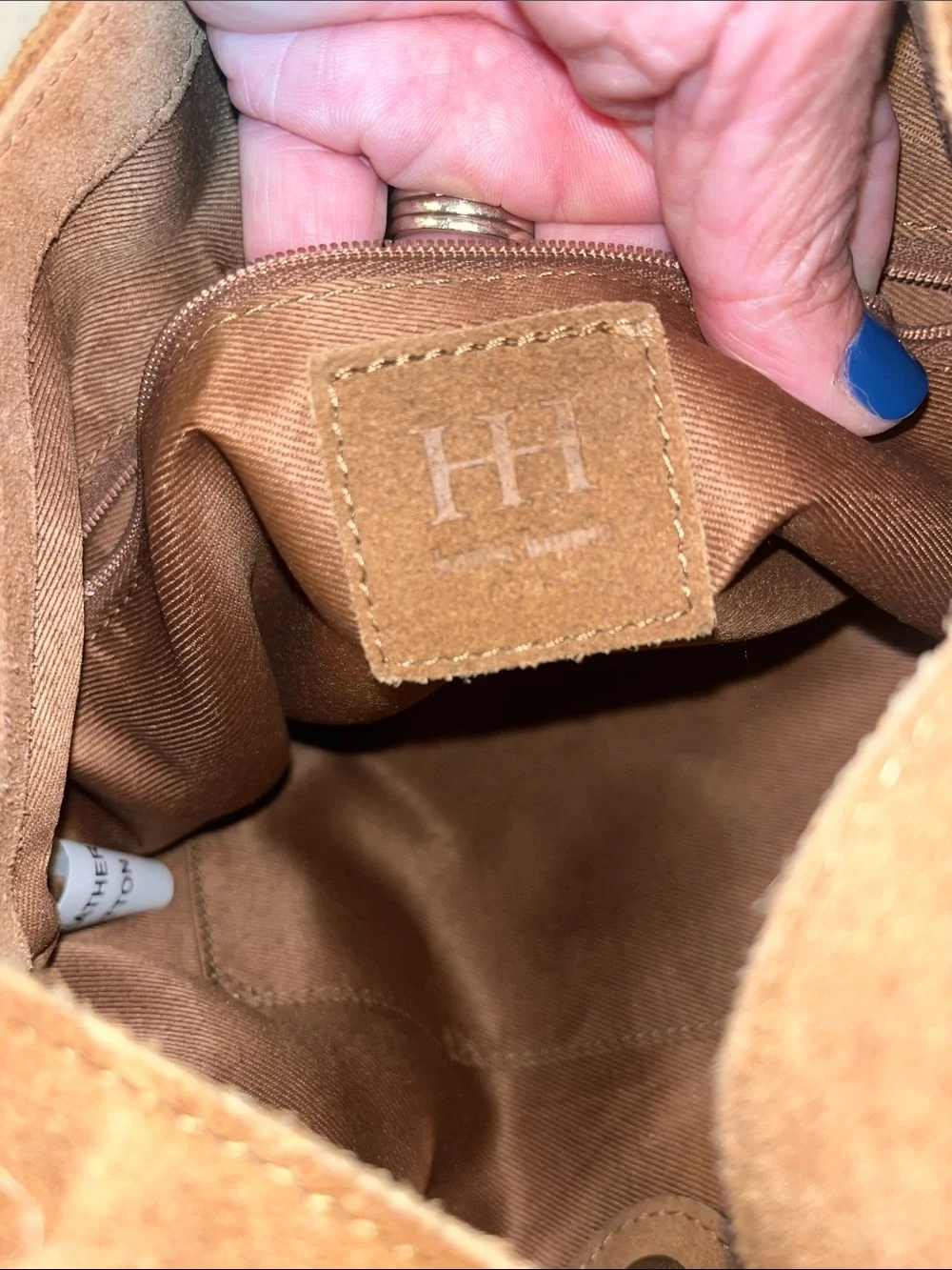 Haute Hippie Brown Suede Fringe Shoulder Bag